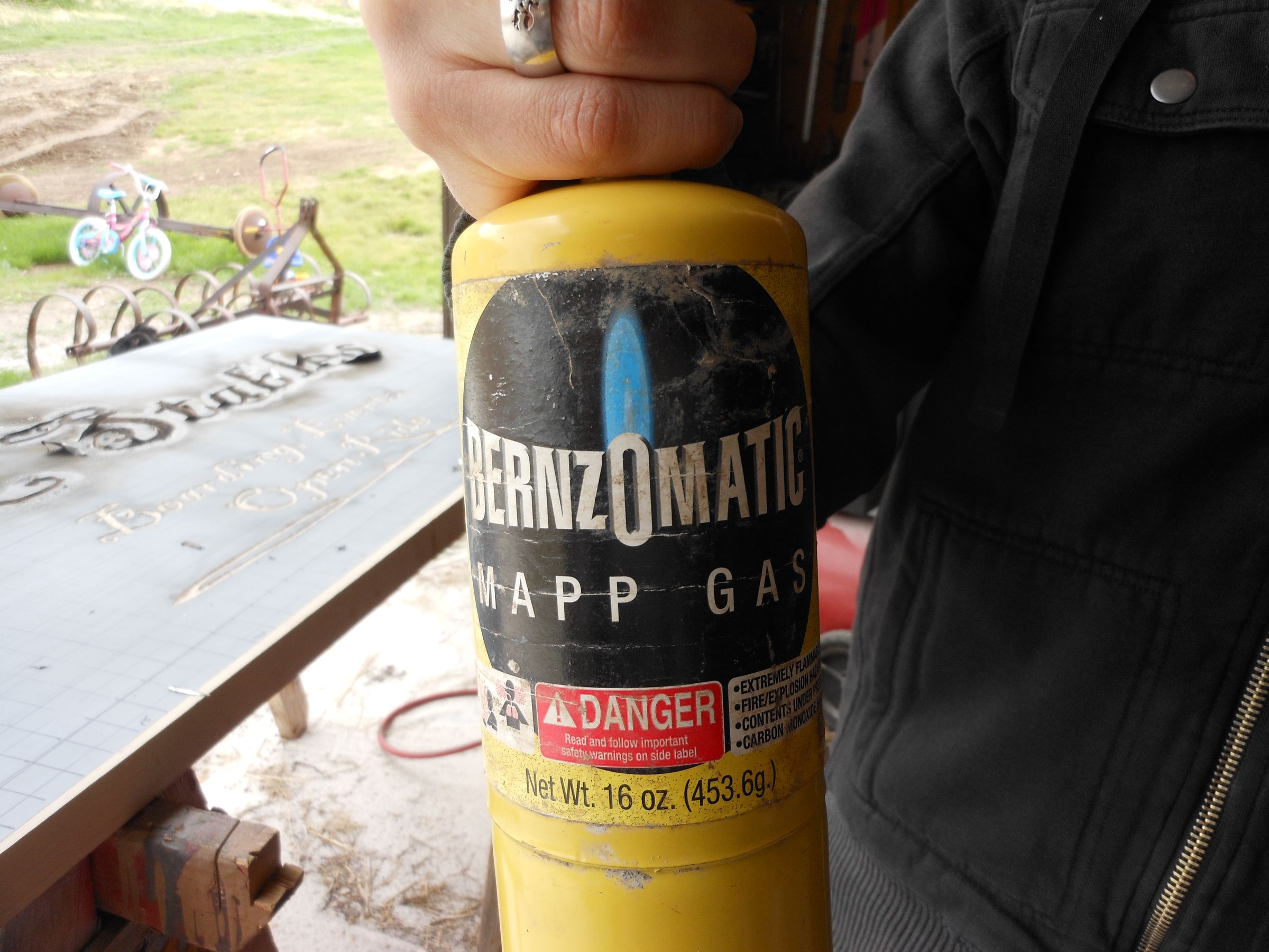 Use Duct Tape, a Sandblaster, and a Torch to Make a Sign 7 Steps (with Pictures) Instructables