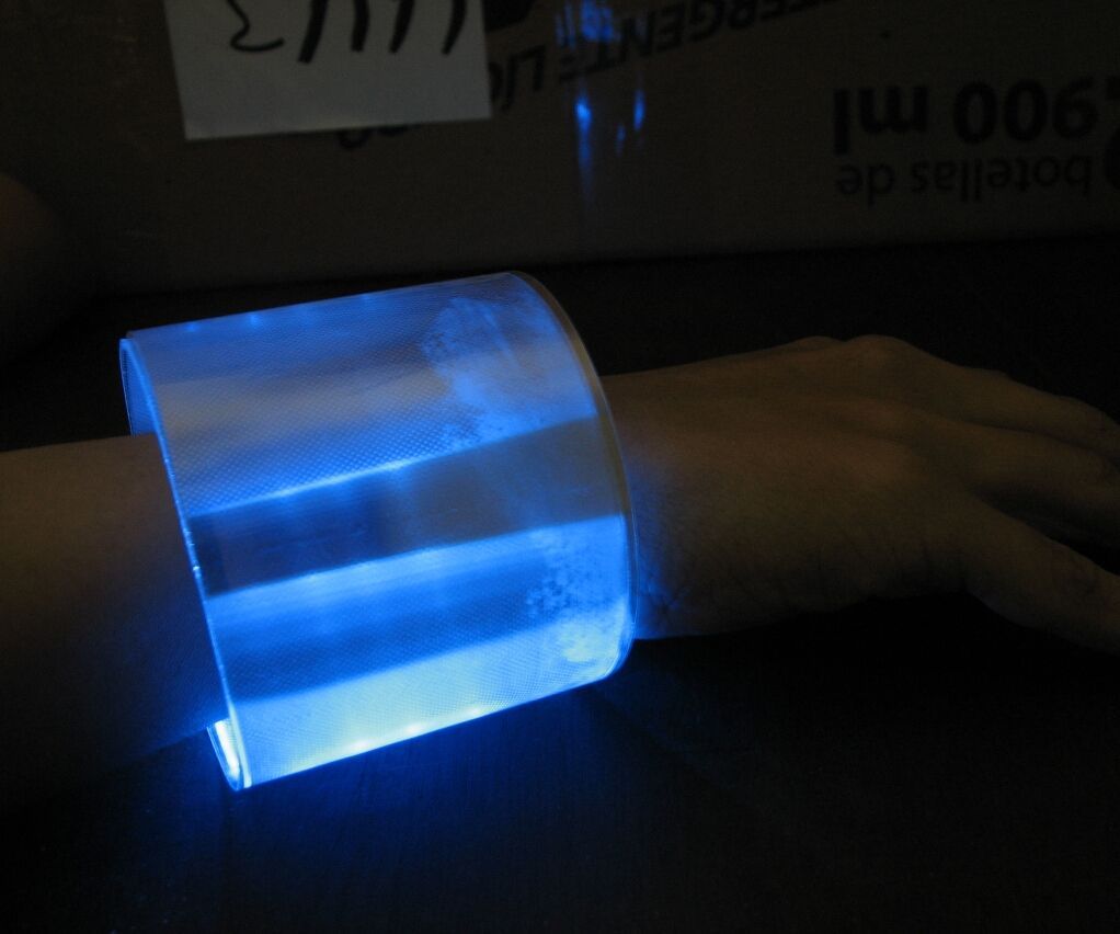 Glowing Bracelet From Broken Lcd