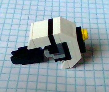 Lego GLaDOS Figure (to Scale) : 4 Steps - Instructables