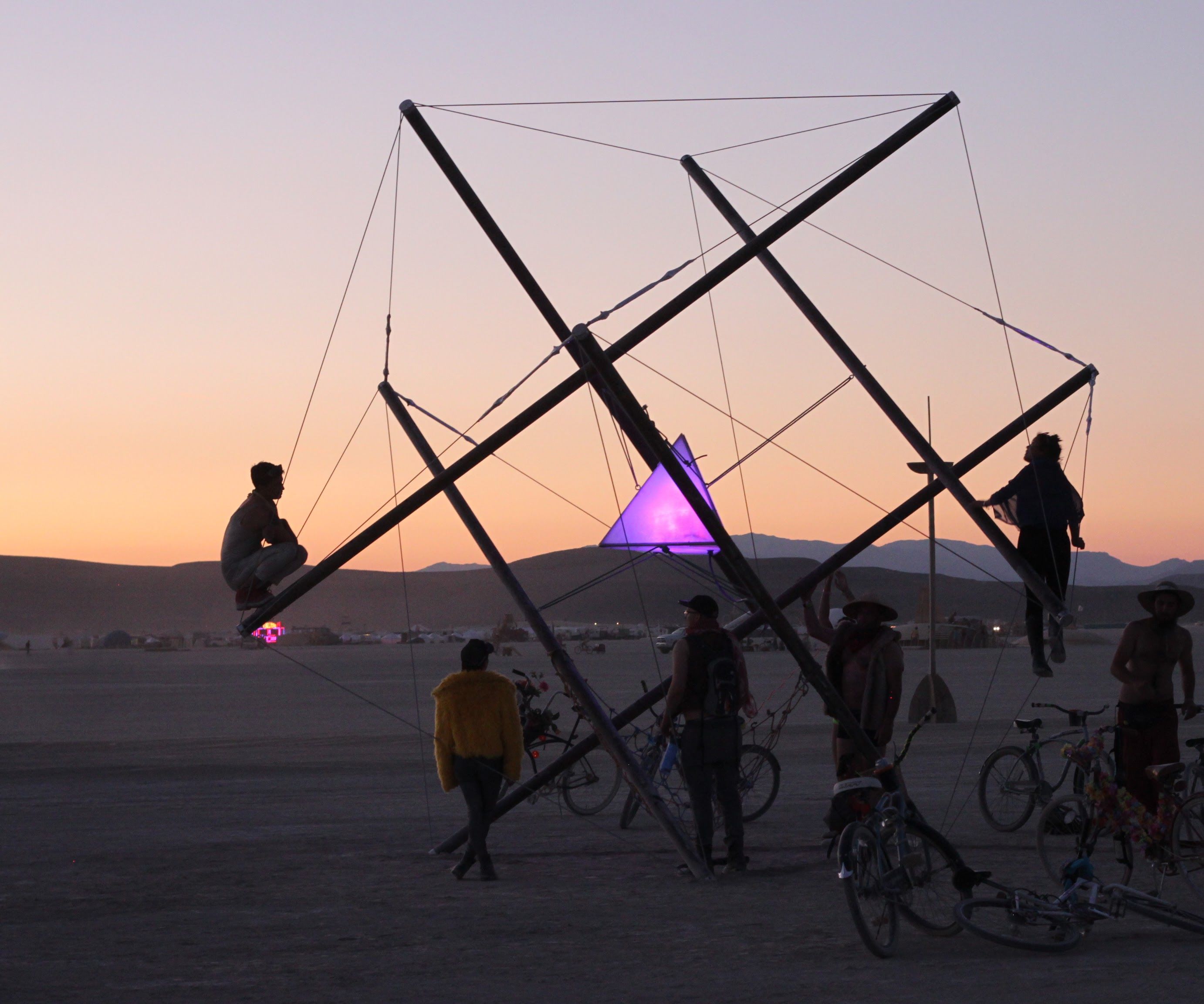 Cellular Tensegrity at Burning Man