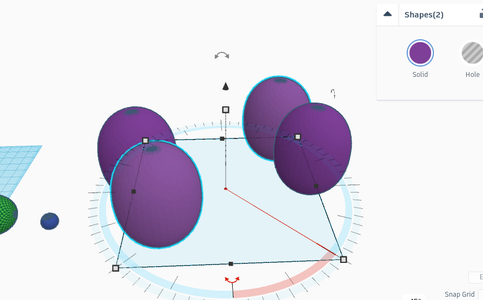 Creating the First Layer of the Grapes