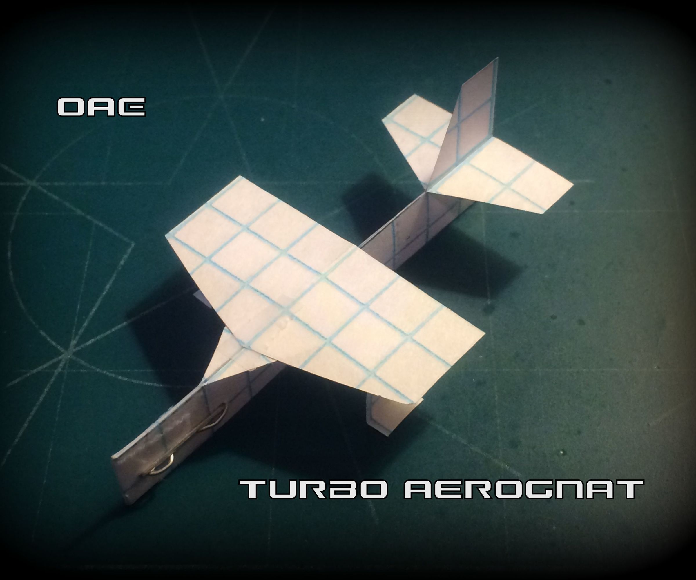How to Make the Turbo AeroGnat Paper Airplane