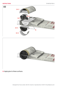 Starfighter-X Star Wars Inspired Paper Model