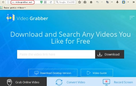 Visit Video Grabber Webpage