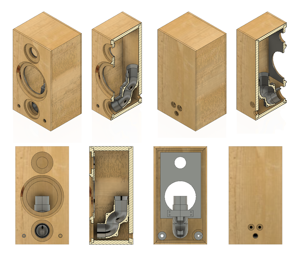 Plywood speaker deals box