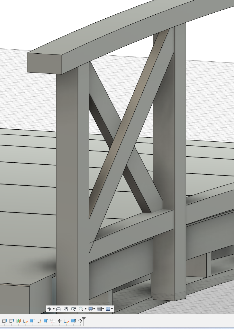 Designing the Wooden Railing