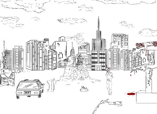 Zombie city tutorial (Flash animation)