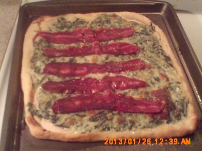 Pizza Bianco.