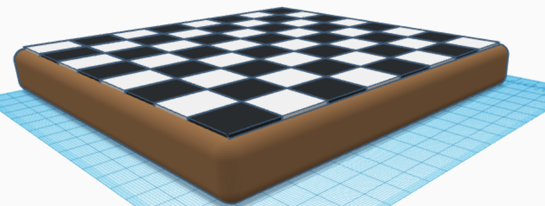 3D Printable Chess Board