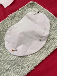 Cutting the Felt and Terry Cloth Parts