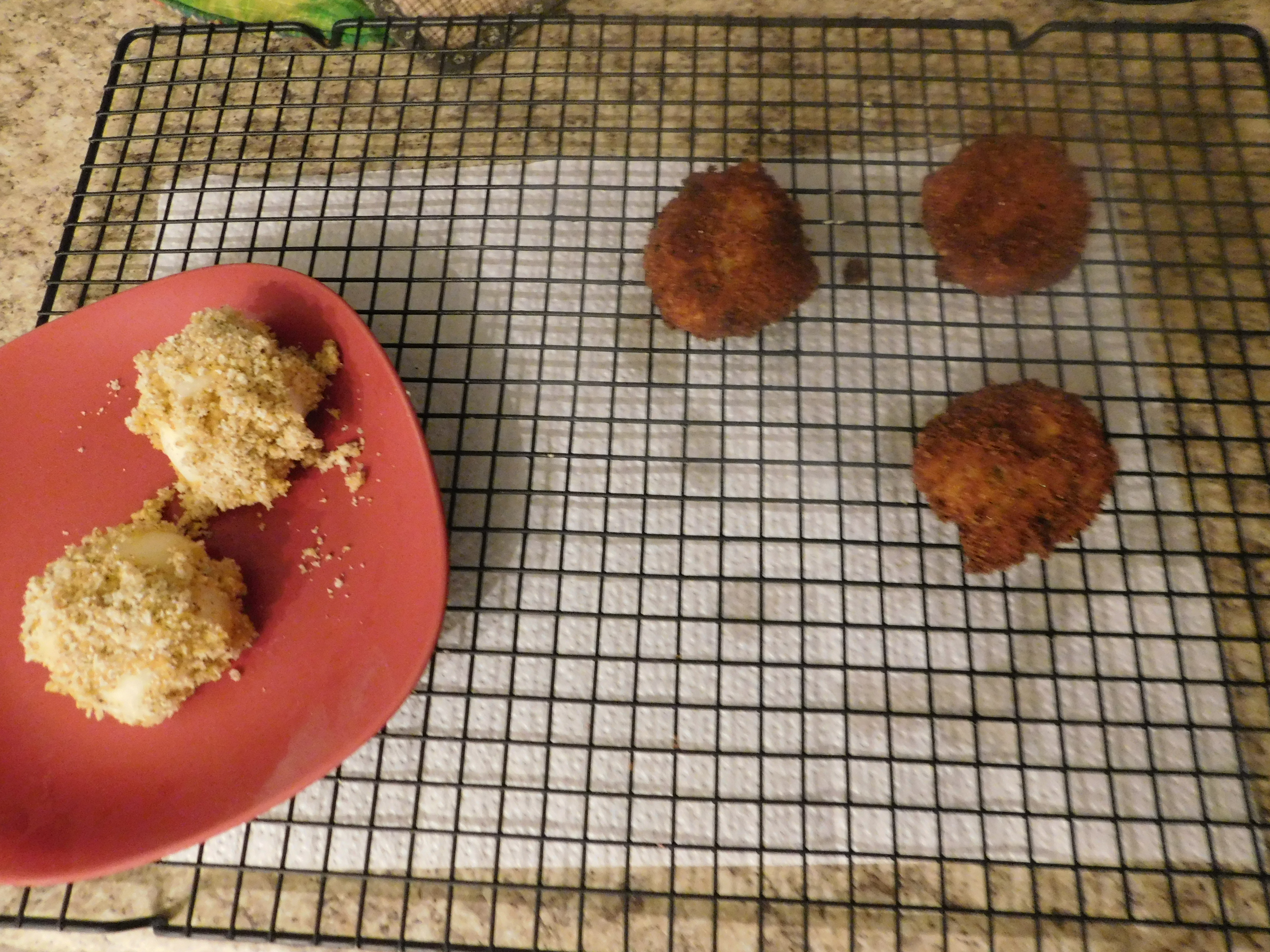 Coconutfried Mozzarella Discs, From Scratch 7 Steps (with Pictures