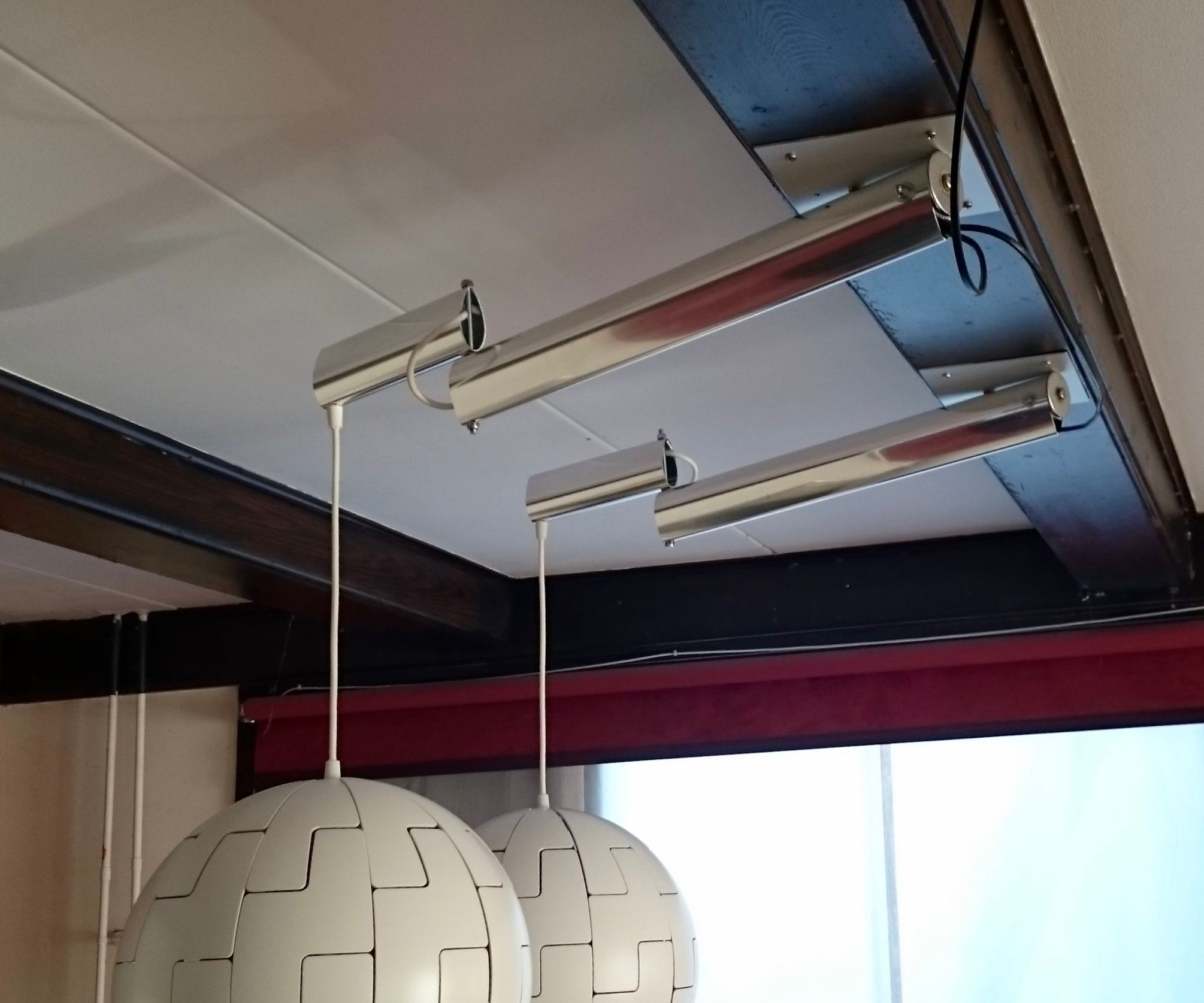 Swing-arm for Lamp (from Old Hang-glider Tube)