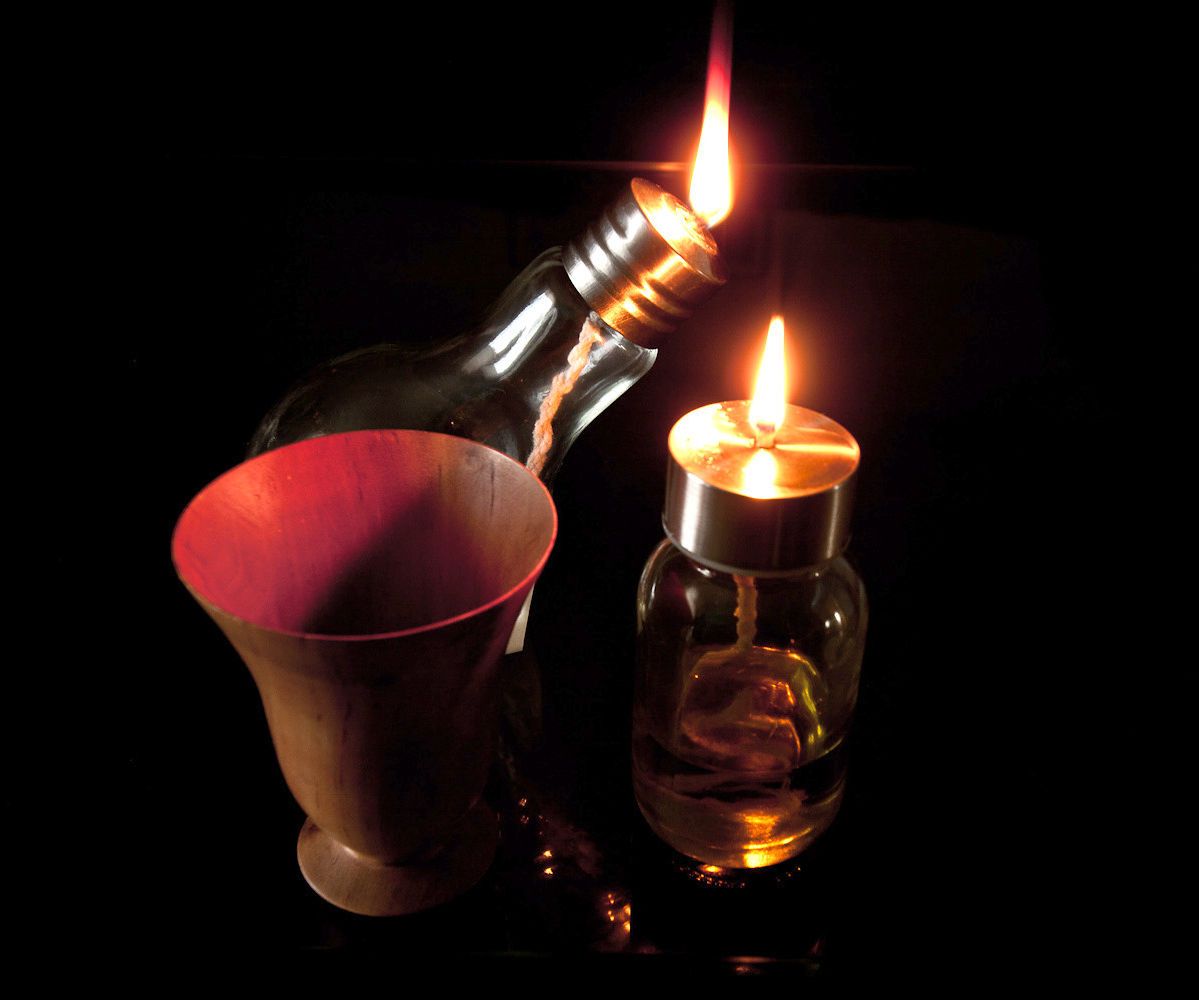 Oil Lamp 4 Steps Instructables