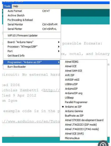 Burn Bootloader Into Arduino Nano 3.0 Clone Board : 11 Steps ...