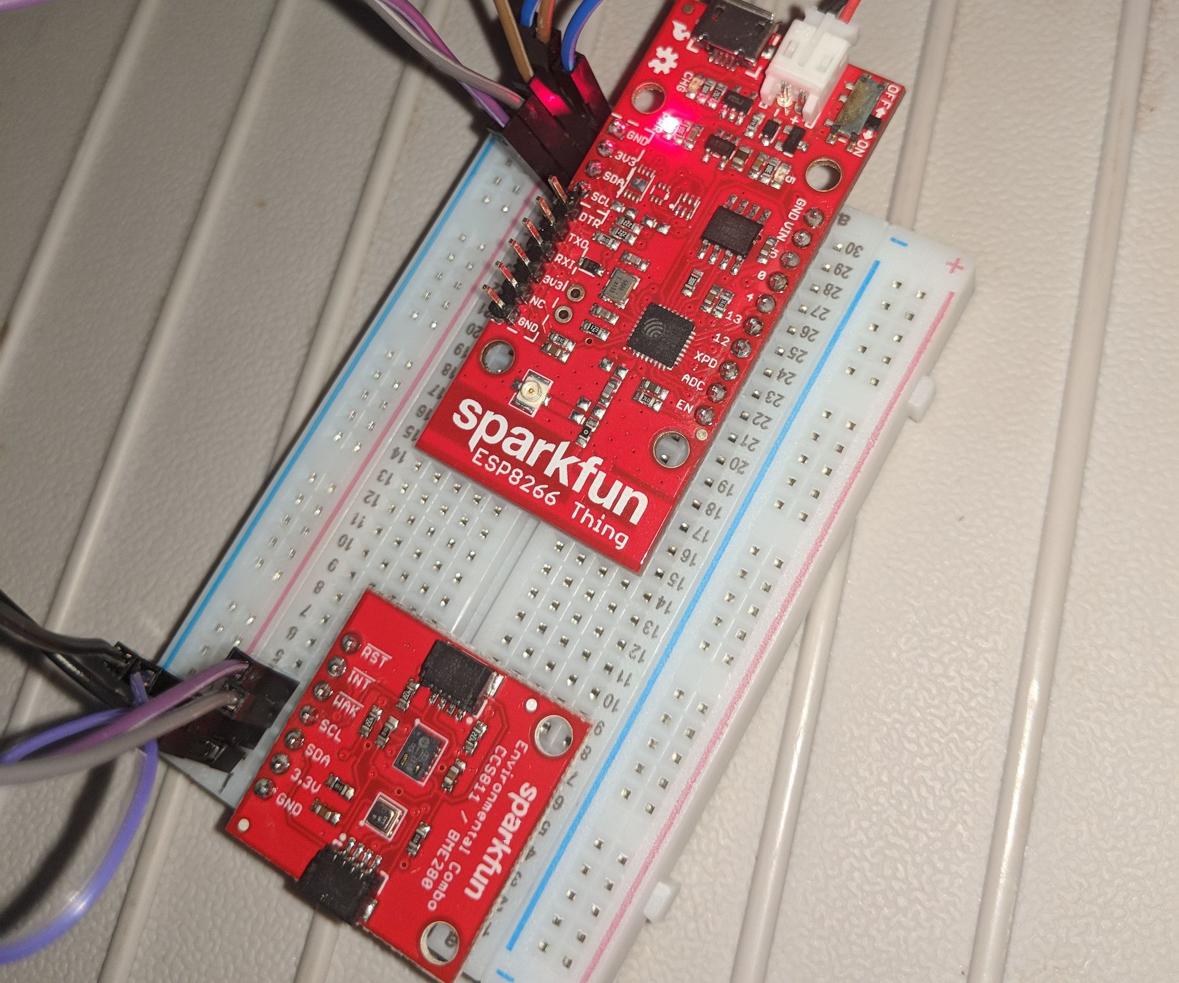 SparkFun ESP8266 Thing With CCS811and BME280, I2C Timing Issue Setting of Watchdog WDT