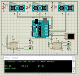 Obstacle Avoidance Robot Using Ultrasonic Sensor (Proteus) : 12 Steps ...