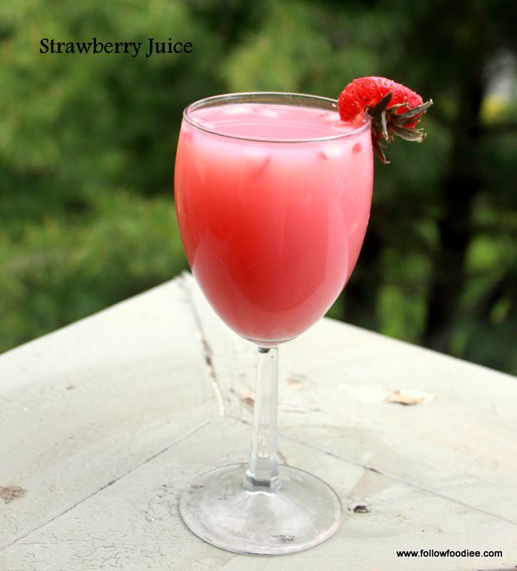 Strawberry Juice Recipe