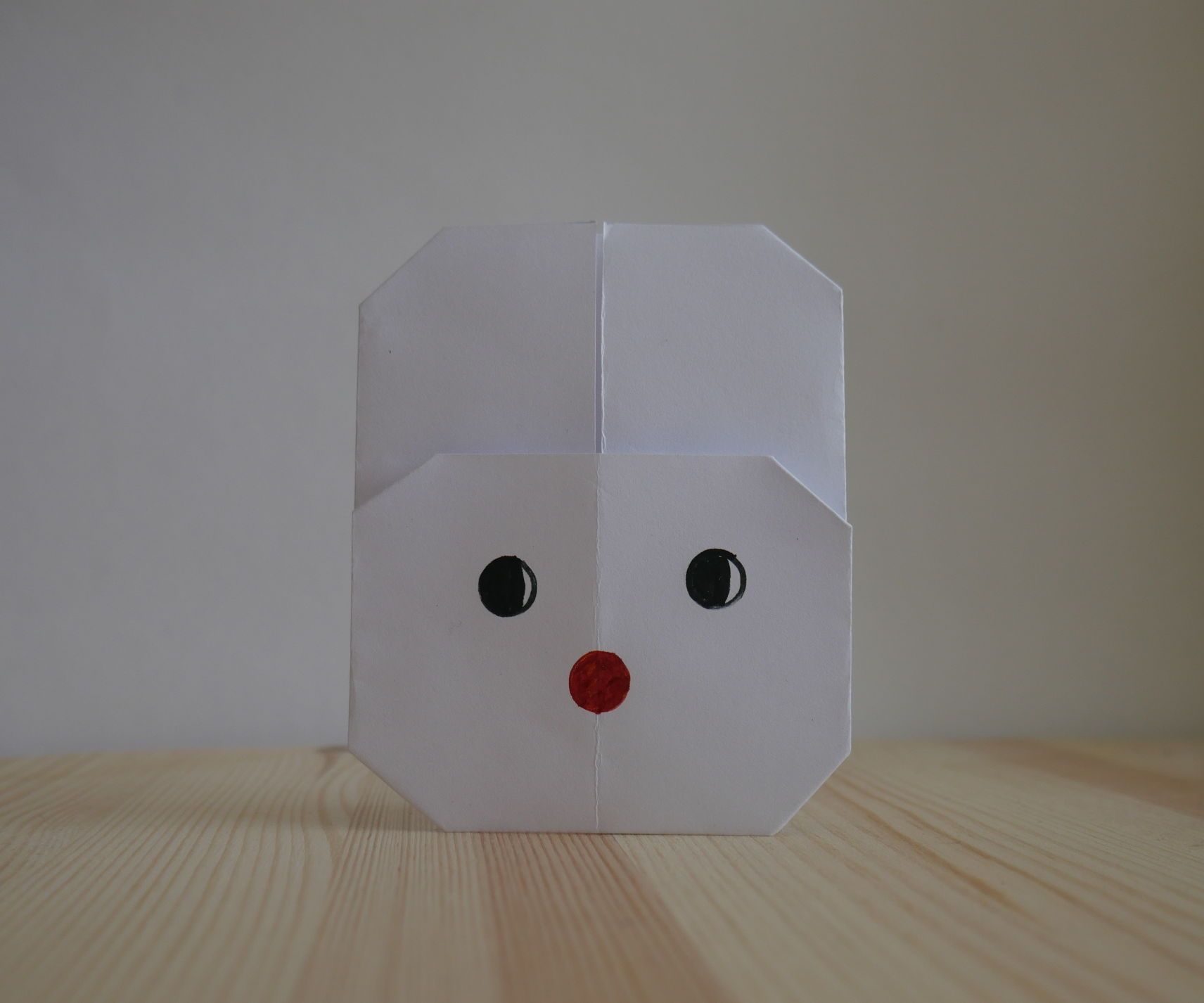 Origami. How to Make a Rabbit