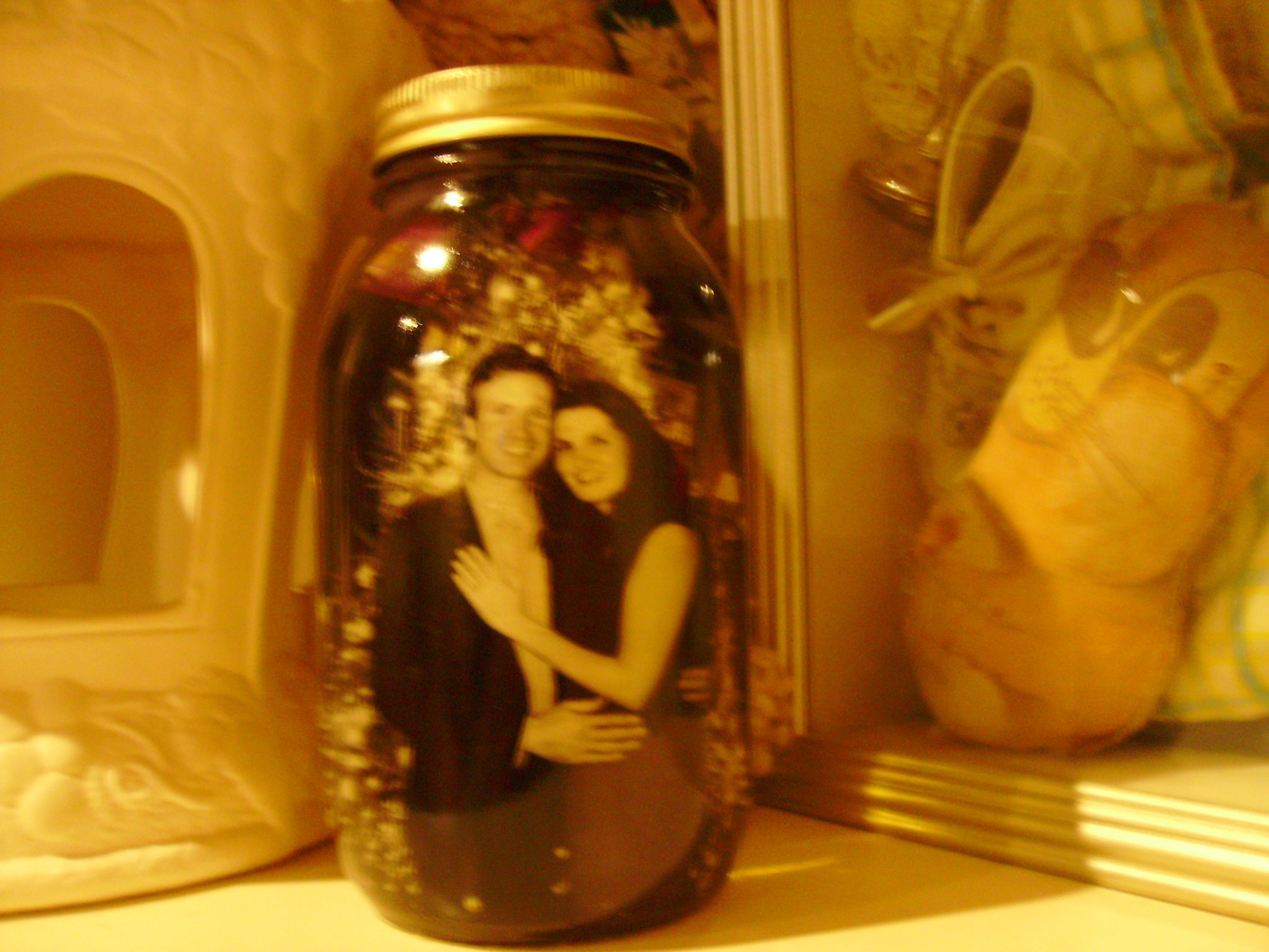 Simple Vintage Picture Jars!