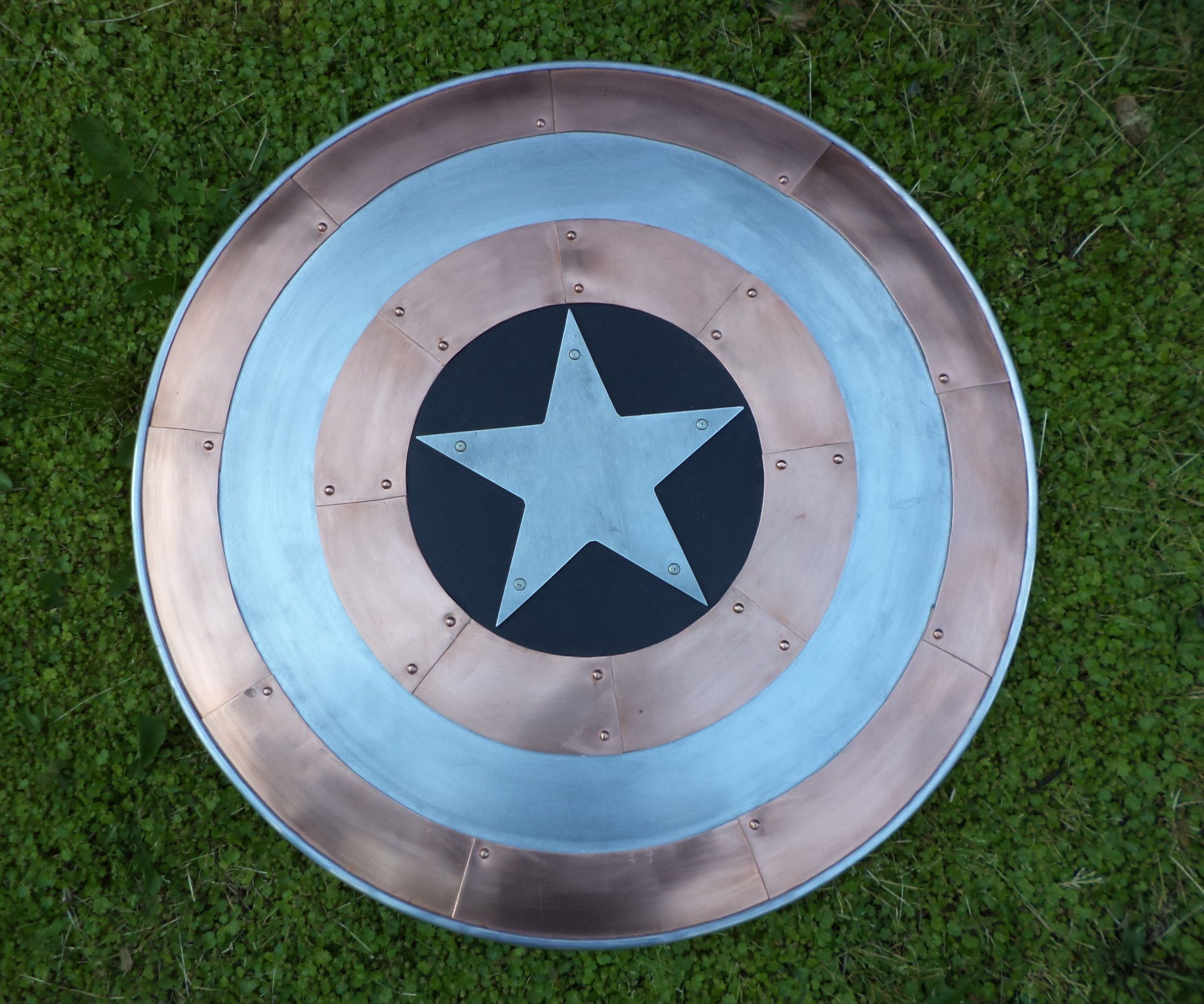 Copper and Aluminum Captain America Shield