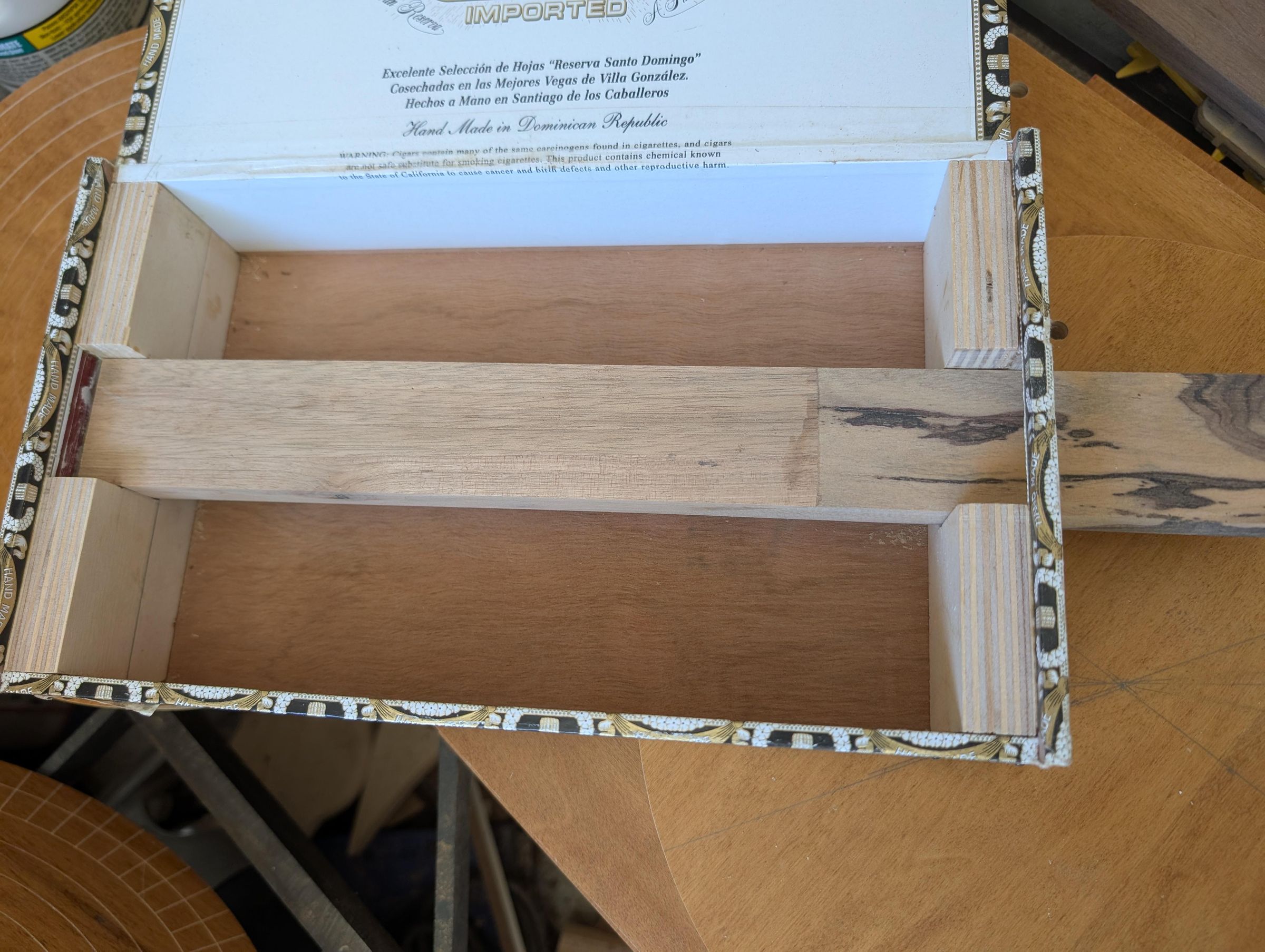 Installing the Neck Through the Cigar Box