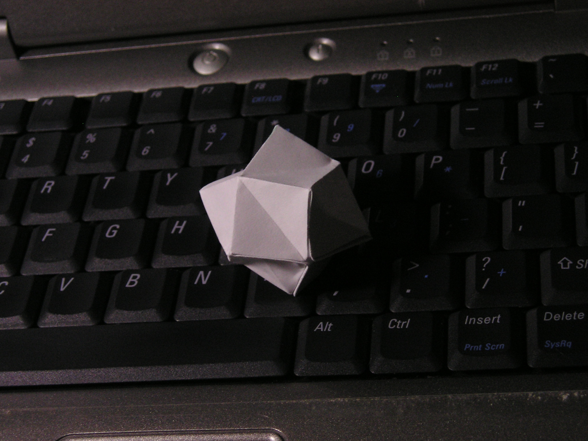 Single Sheet Origami Stellated Octahedron