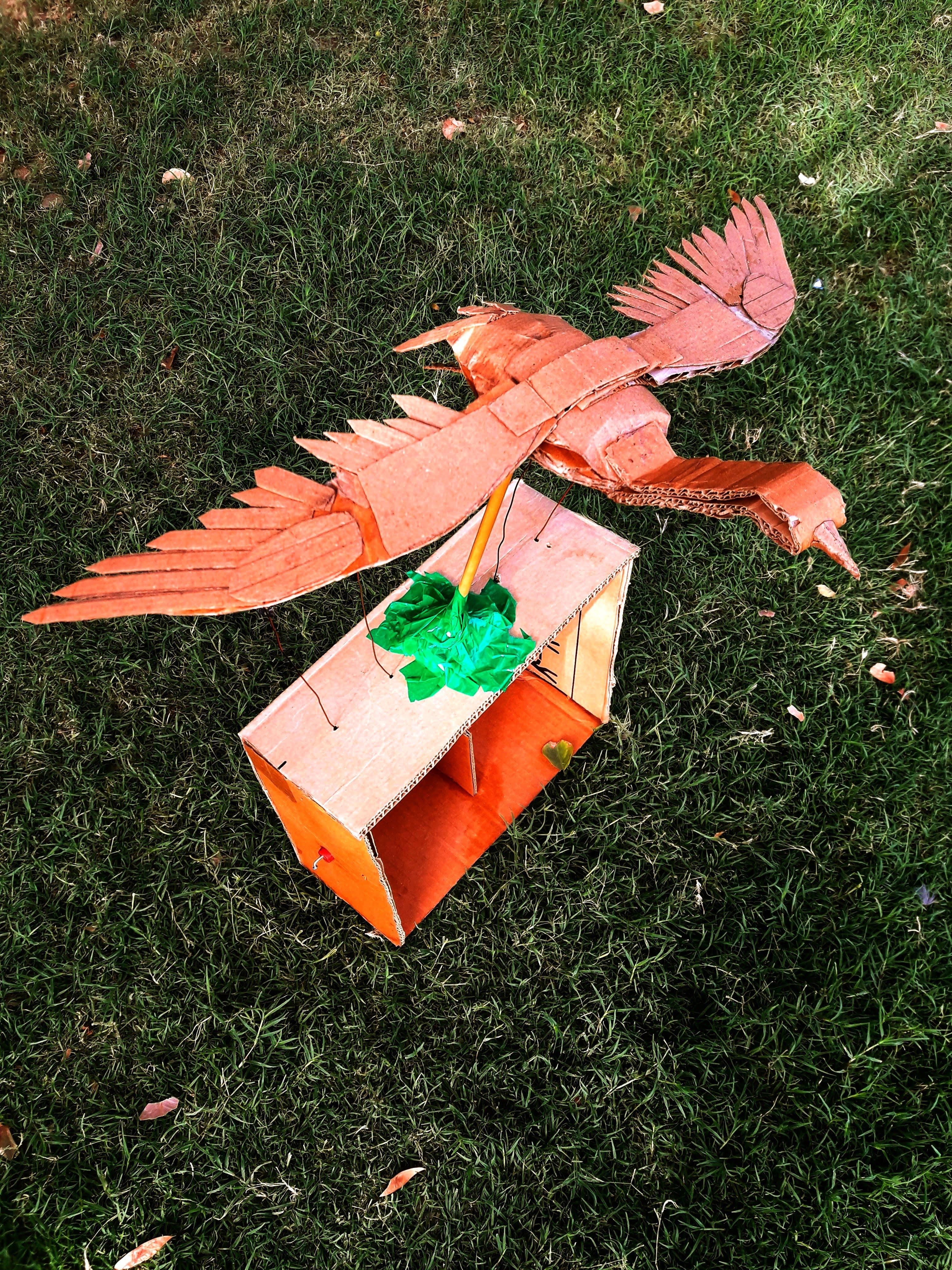 Mechanical Cardboard Bird 9 Steps (with Pictures) Instructables