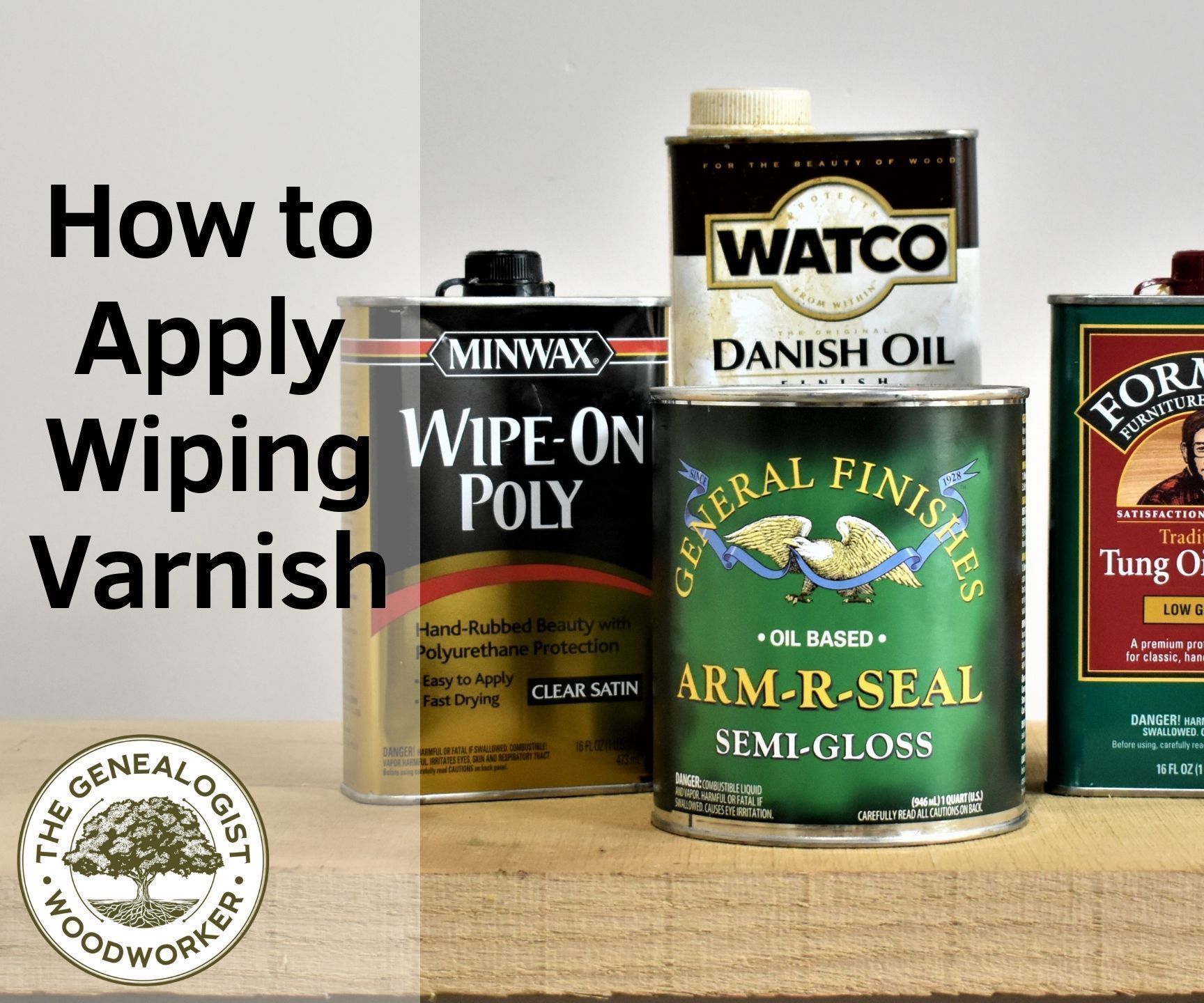 How to Apply Wipe-On Varnish