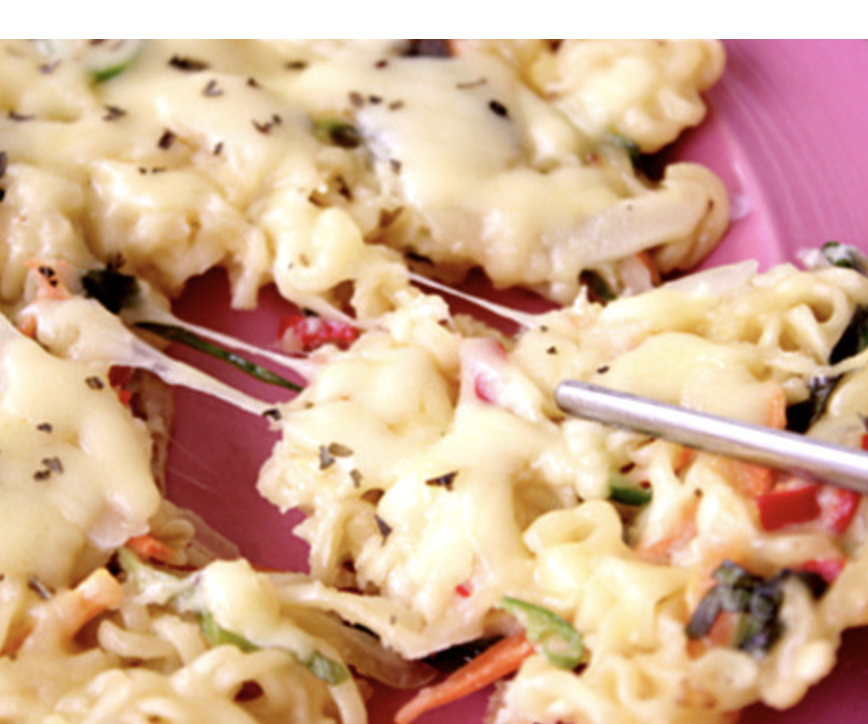 Cheesy Ramen "Omelet"