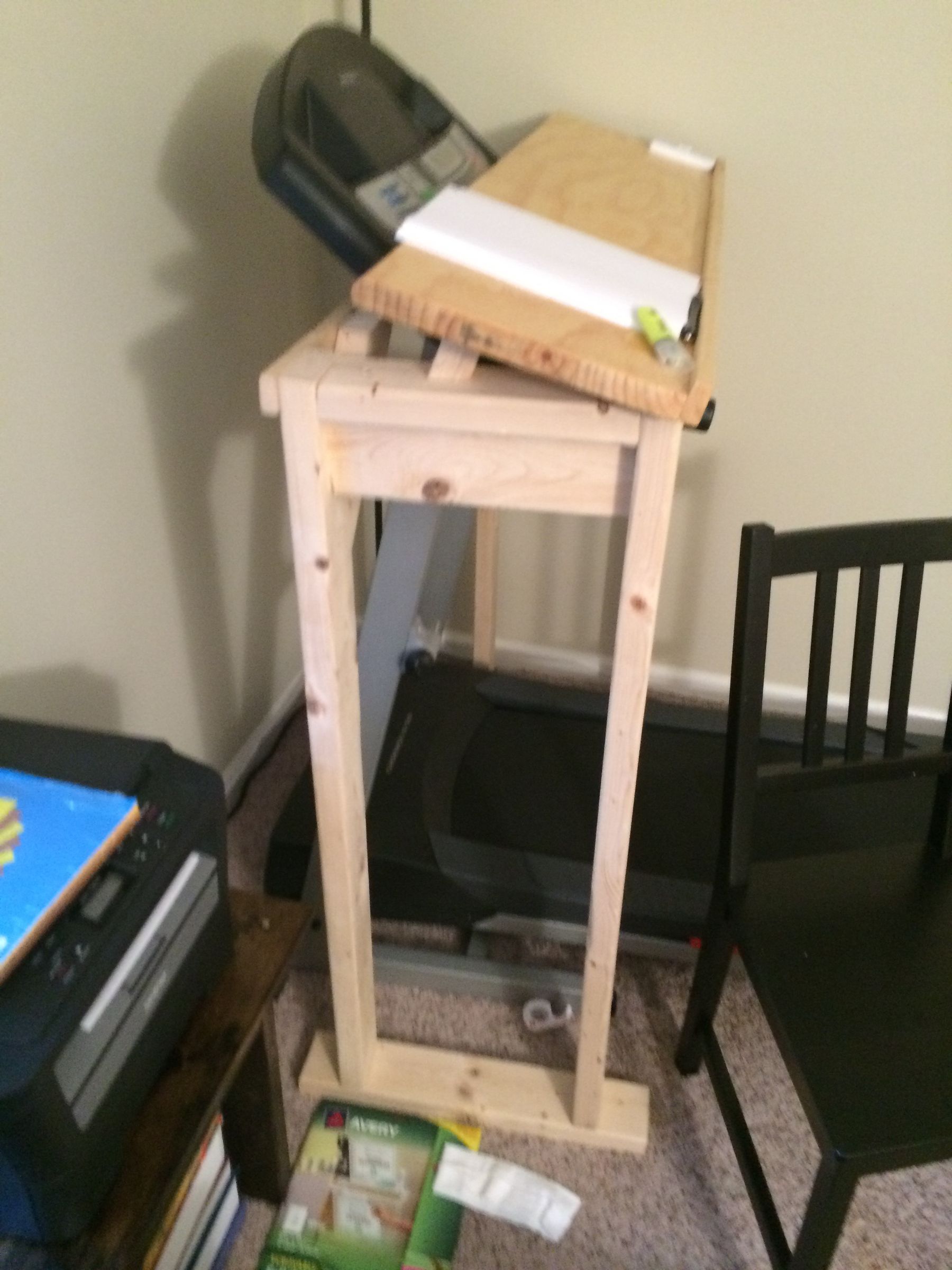 DIY Treadmill Desk : 5 Steps (with Pictures) - Instructables