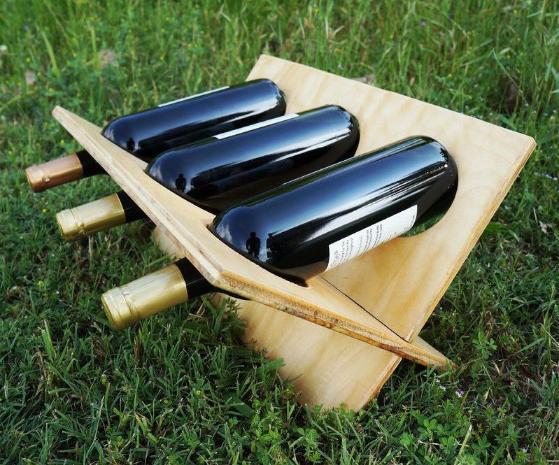 Flat Pack Wine Rack