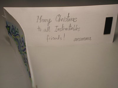 Magnetic Bookmark Christmas Card