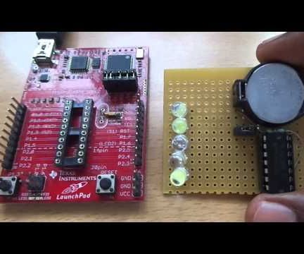 POV USING MSP430 LAUNCHPAD