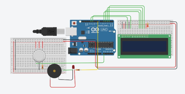 Gas Sensor With LCD : 5 Steps - Instructables