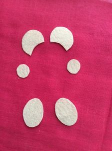 Cutting the Felt and Terry Cloth Parts