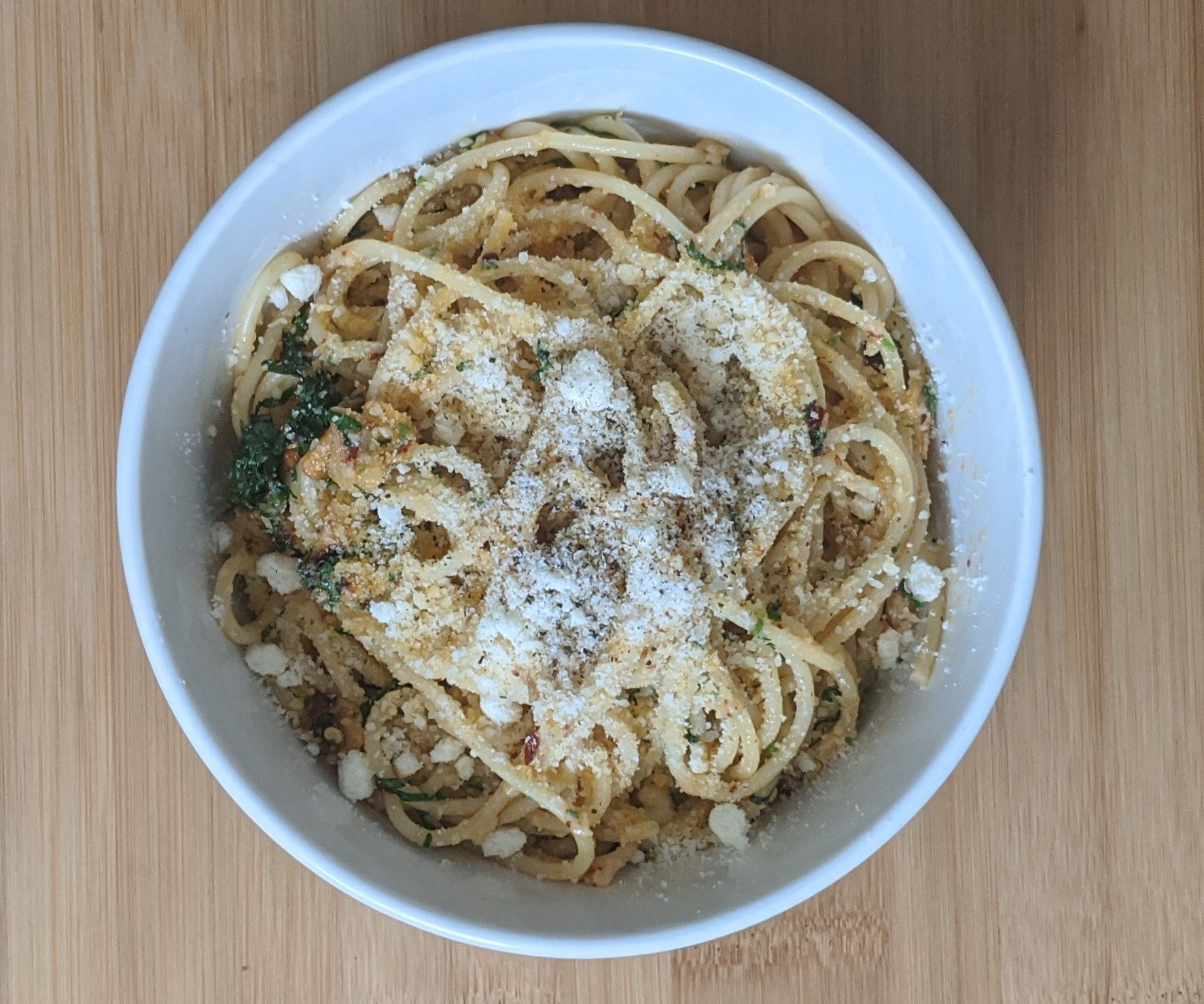 Italian Style Spaghetti (spaghetti With Garlic and Oil)