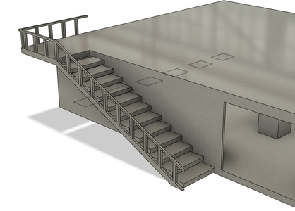 Making the Stairs and the Foundation