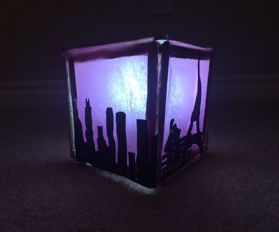 Low Cost DIY Silhouette Lamp