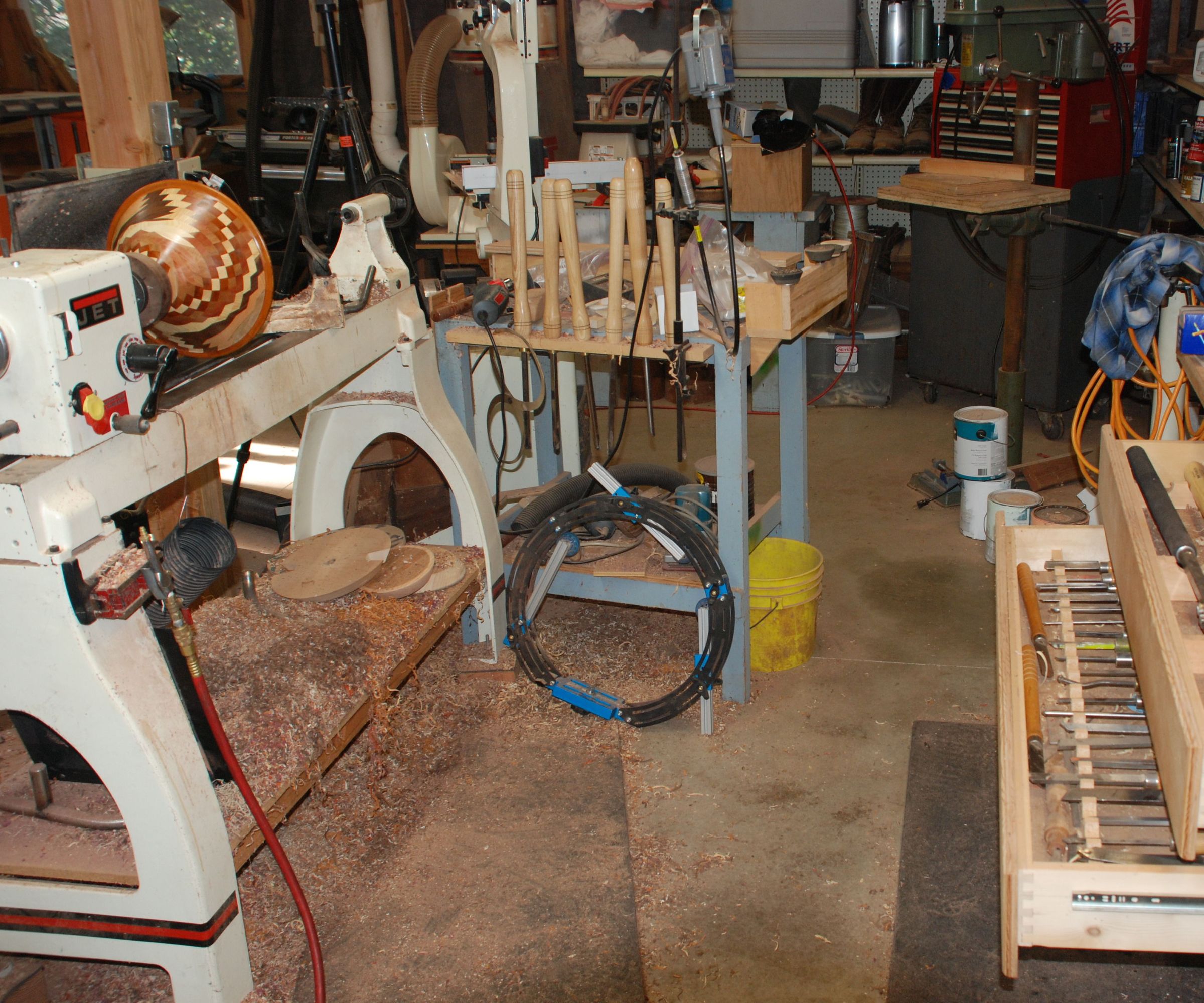 Wood Lathes and Their Tools