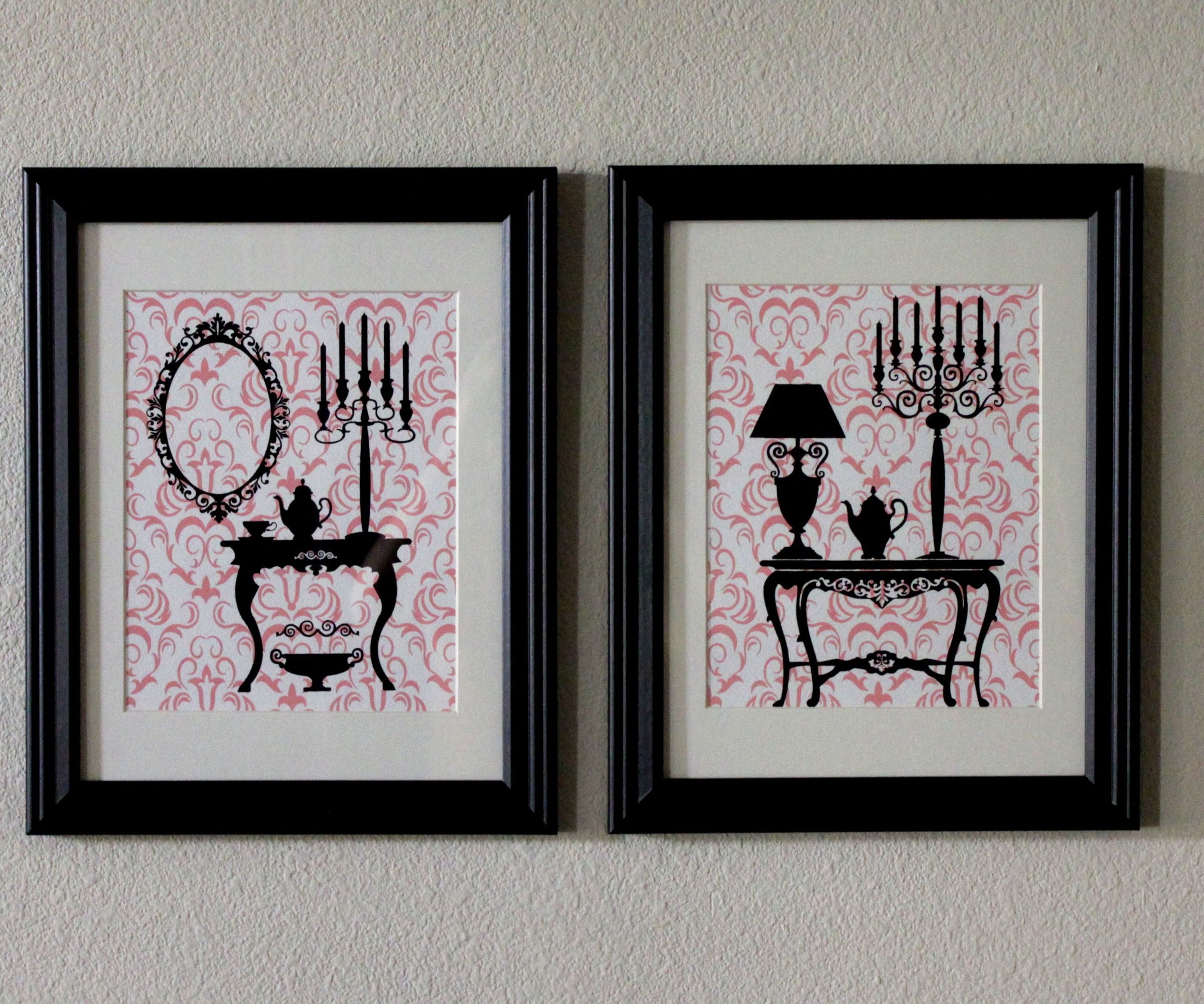 DIY Screen Printing - Two Tone Silk Screen Printed Wall Decor 