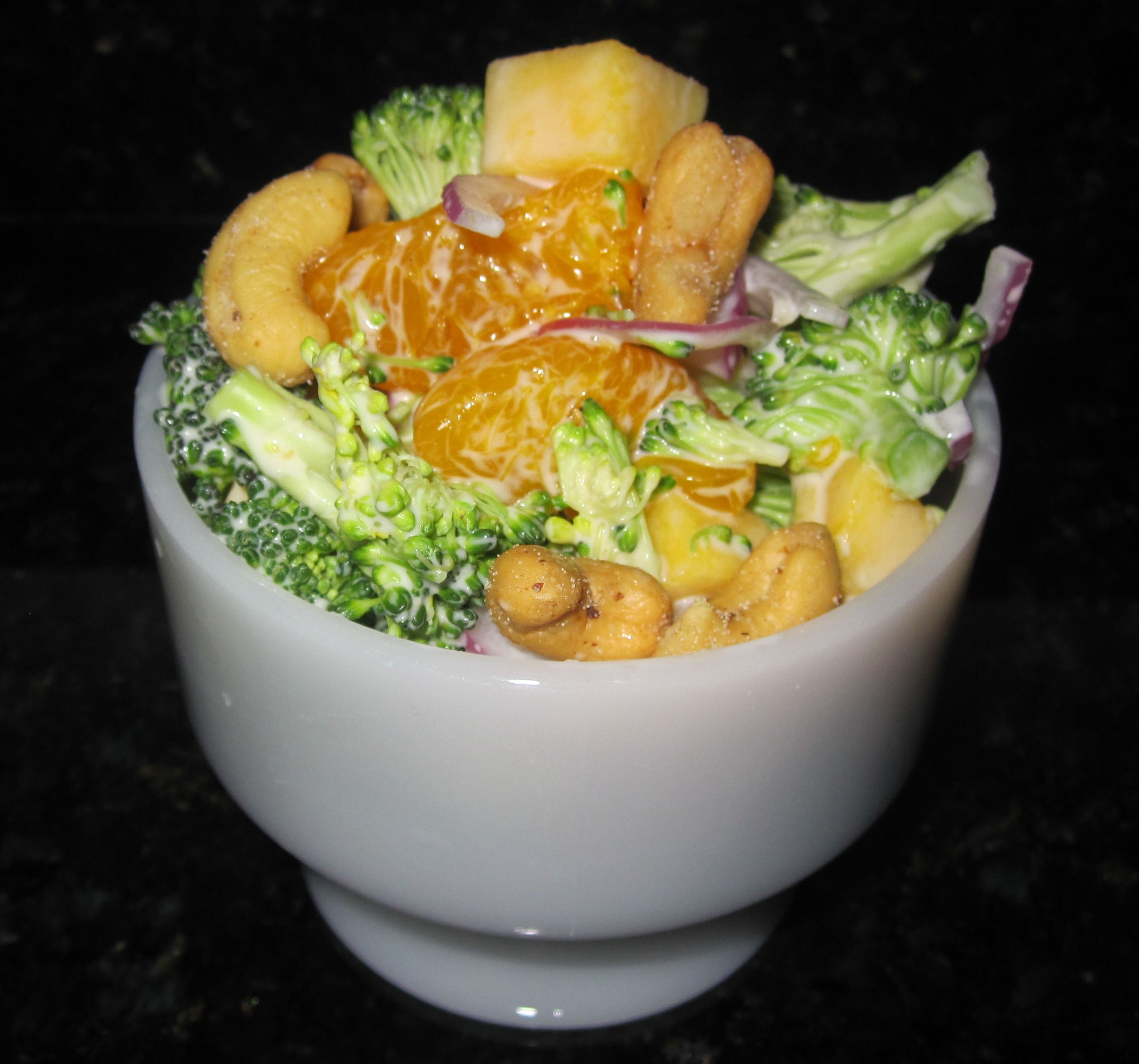 MANGO-BROCCOLI SALAD: