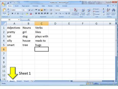 Provide a Simple Vocabulary