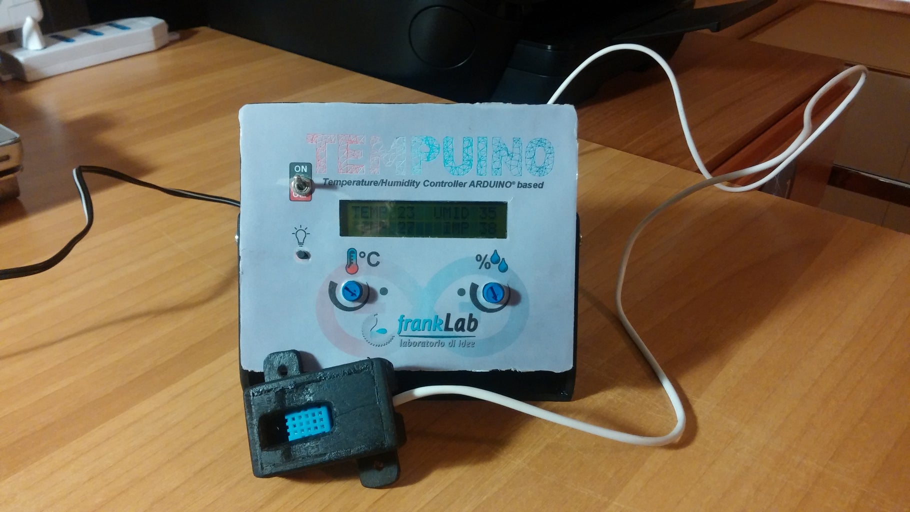 TempUino a Temperature/Humidity Controller Arduino Based : 6 Steps ...