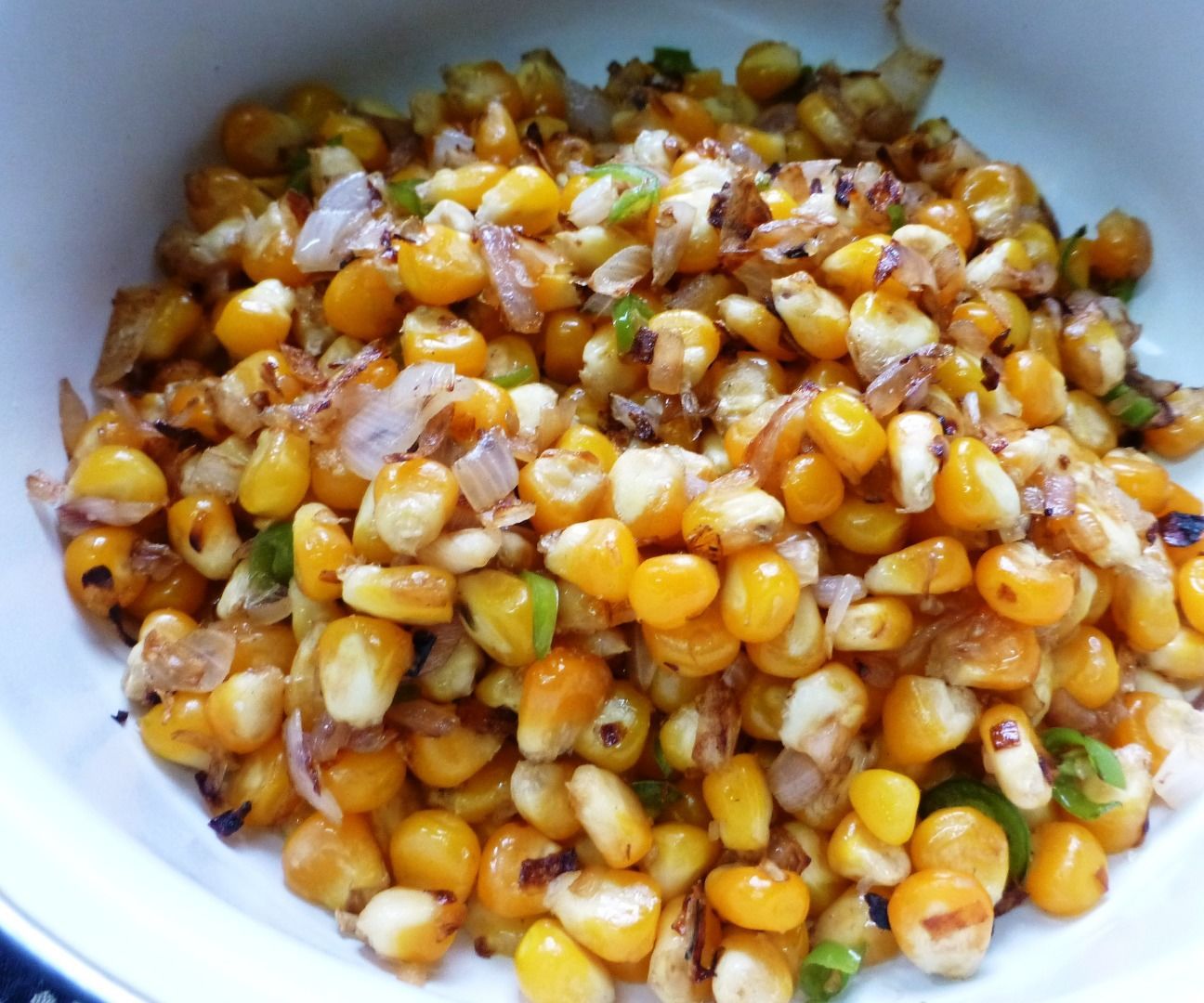 Simple Spicy Corn Snack