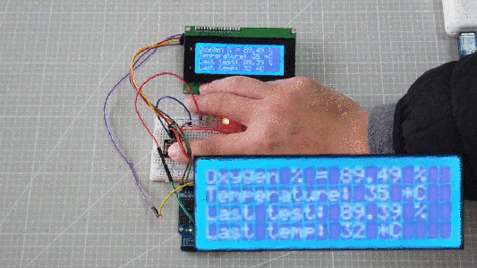 How to Make Blood Oxygen & Body Temperature Measurement With MAX30102 Pulse Oximeter Using Arduino