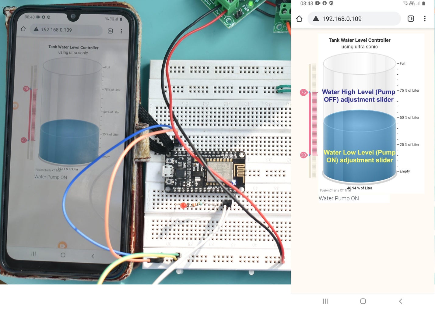 IoT Water Level Controller Using Ultrasonic - Instructables