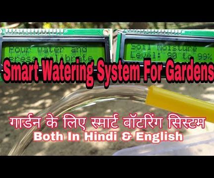 Smart Watering System for Gardens