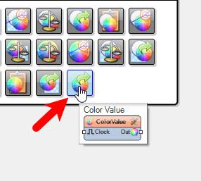 In Visuino Add Components