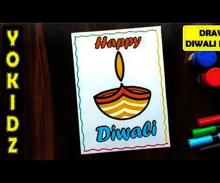 HOW TO DRAW DIWALI DIYA