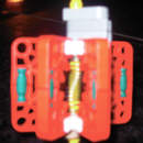 K'nex exploding spring loaded grenade.